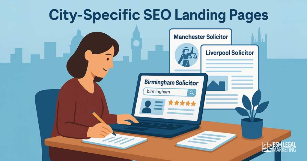 City-Specific SEO Landing Pages for Law Firms