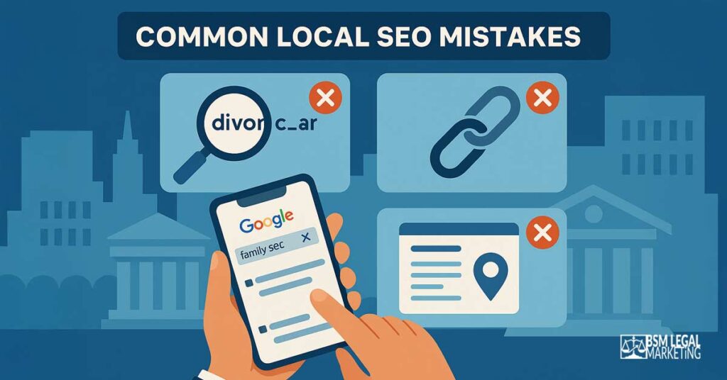 Common Legal Local SEO Mistakes for Lawyers
