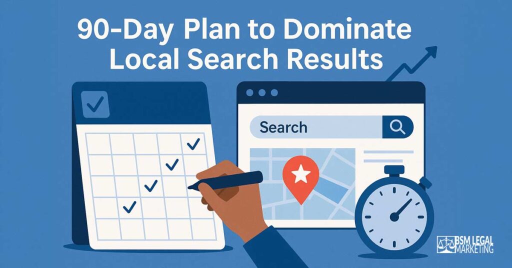 90-Day Plan to Dominate Local Search Results for Lawyers