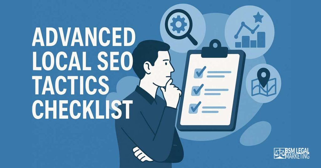 Advanced Local SEO Tactics Checklist for Law Firms