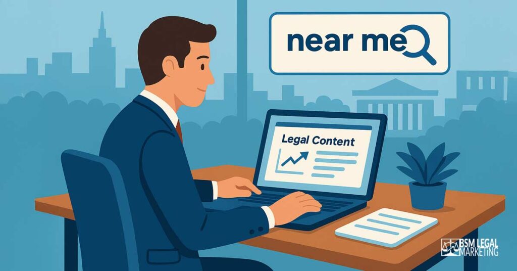 Content Strategy for Near Me Visibility Queries for Law Firms