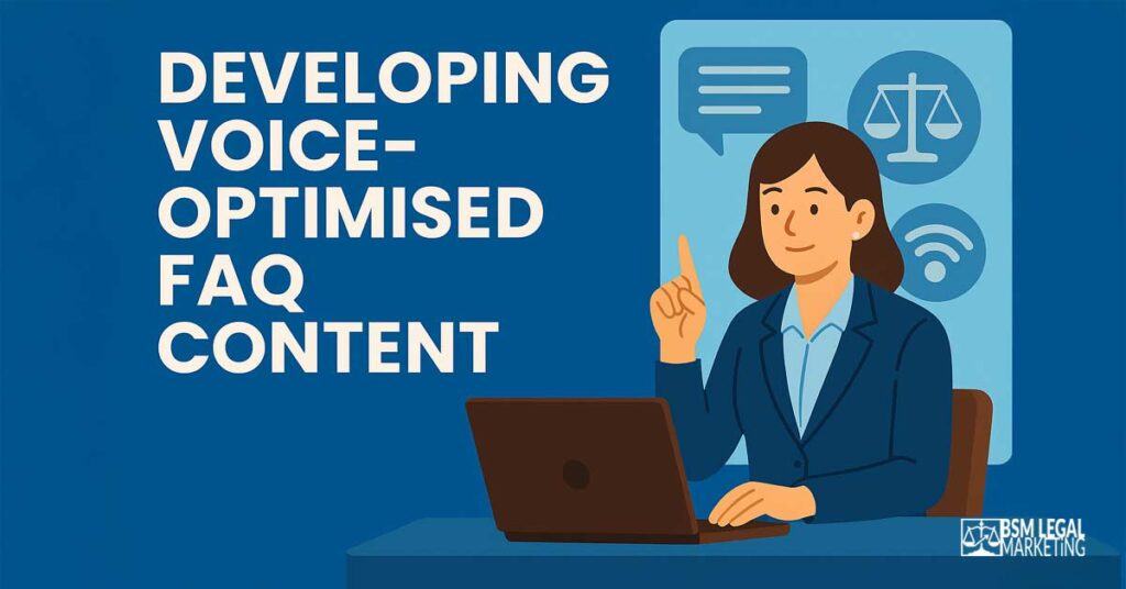 Developing Voice-Optimised FAQ Content for Lawyers