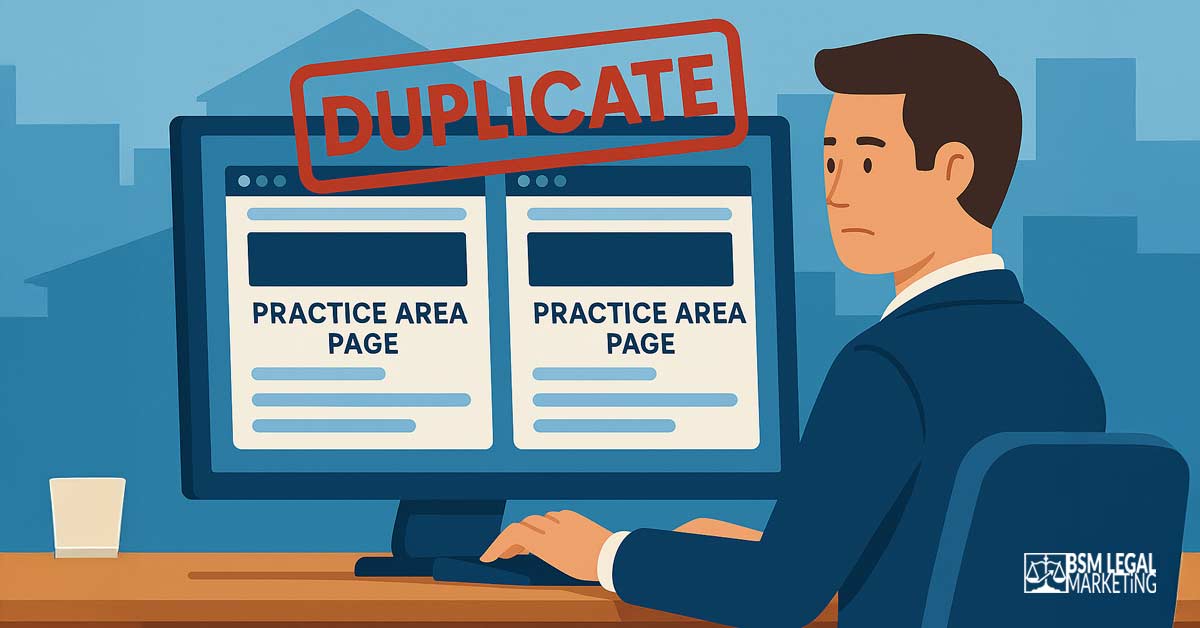 Problem Duplication Geo-Targeted Practice Area Pages for Law Firms | Guide