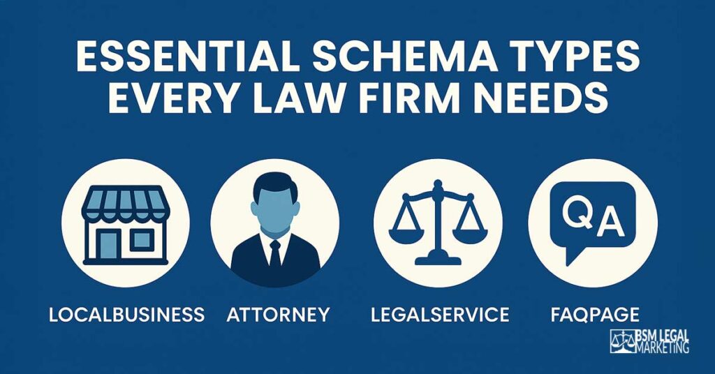 Essential Schema Types for Law Firms
