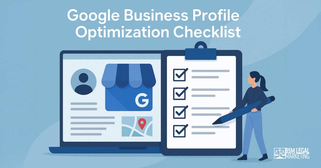 Google Business Profile Optimisation Checklist for Lawyers