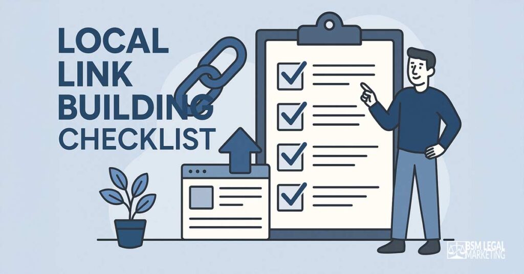 Local Link Building Checklist for Law Firms