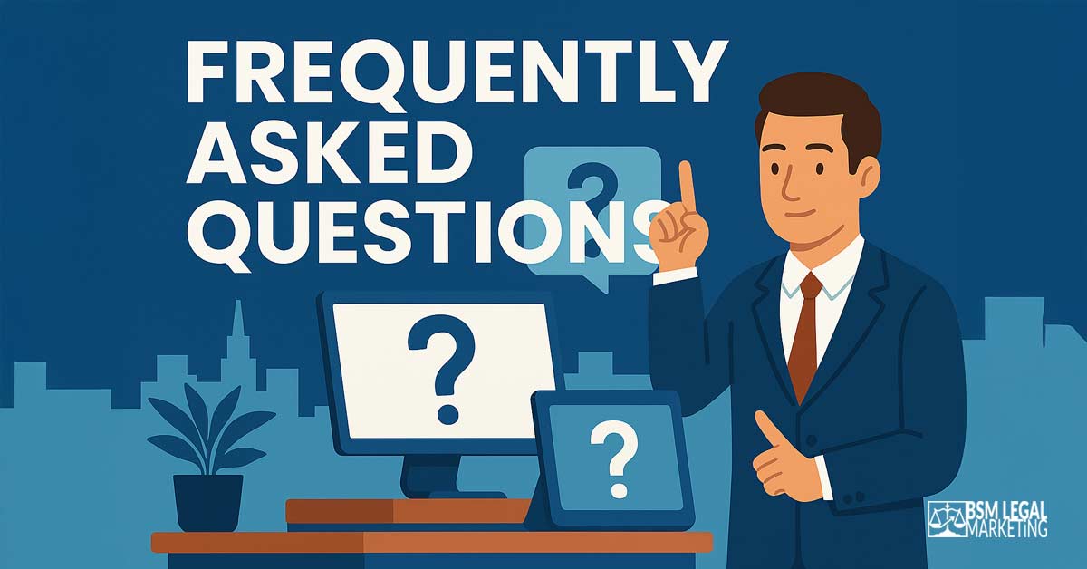 Local SEO KPIs and Reporting for Law Firms FAQs