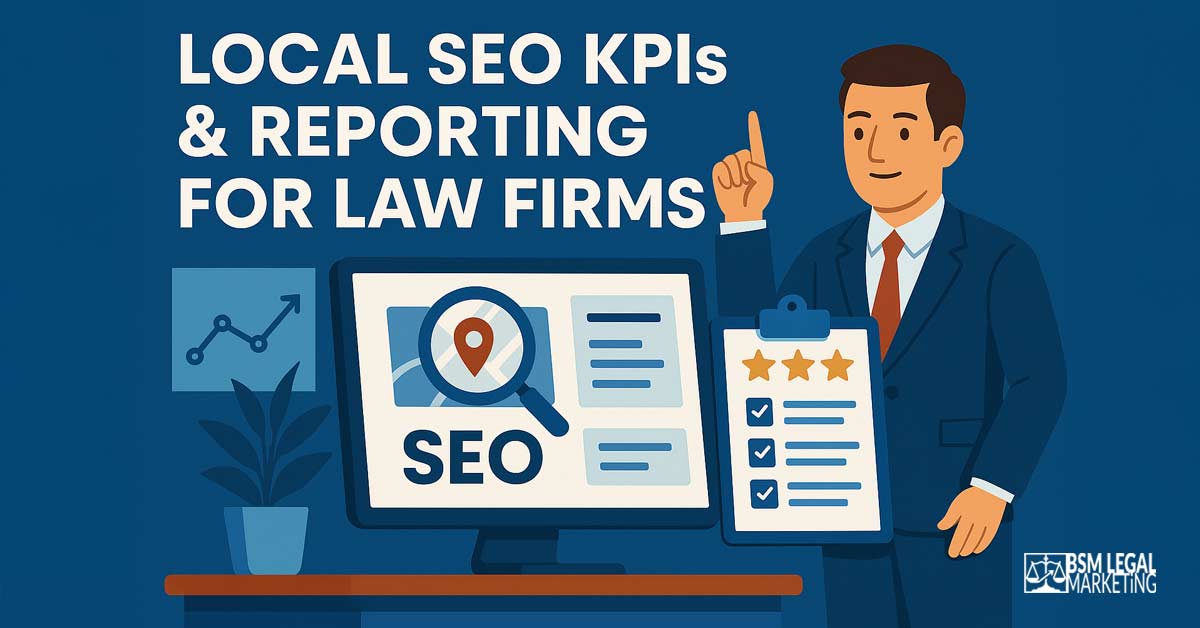 Local SEO KPIs and Reporting for Law Firms