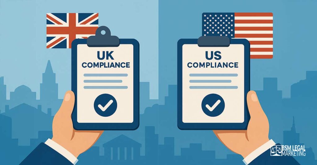 Local Link Building for Law Firms: UK vs US Compliance Requirements