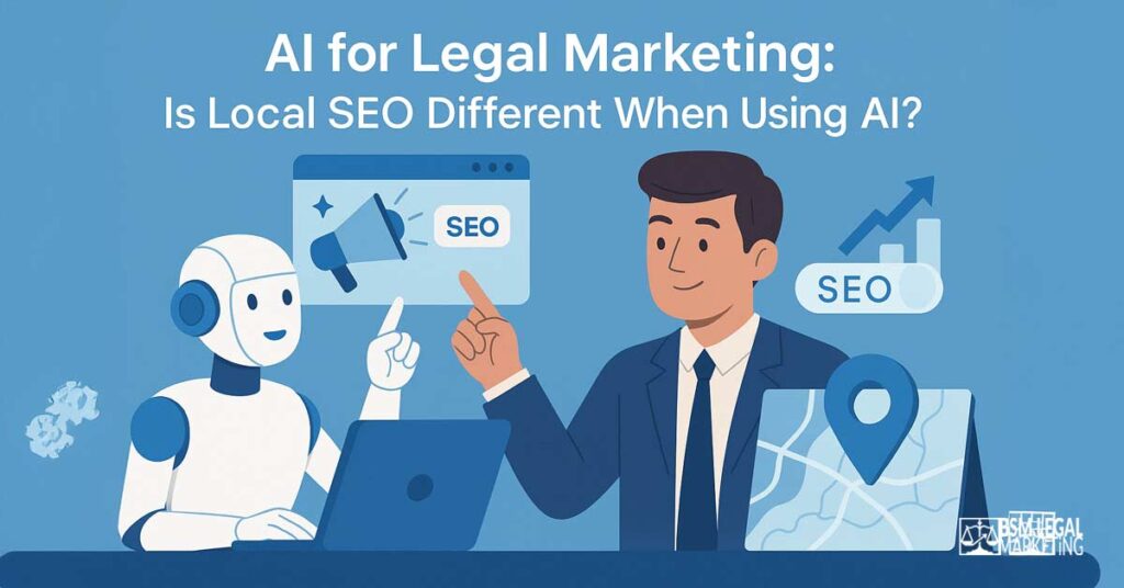 AI for Legal Marketing is Local SEO Different When Using AI