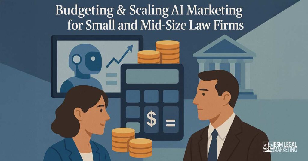 AI Marketing for Law Firms: Budgeting and Scaling AI Marketing for Small and Mid-Size Law Firms