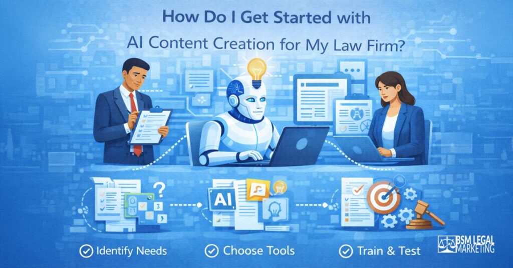 How Do I Get Started with AI Content Creation for My Law Firm